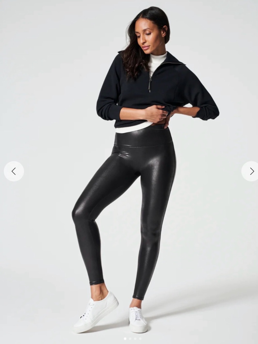 SPANX Faux-Leather Leggings